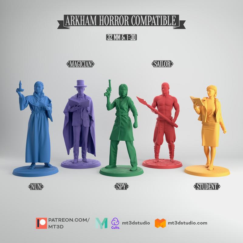 Investigator Pack 07 - Arkham Horror compatible