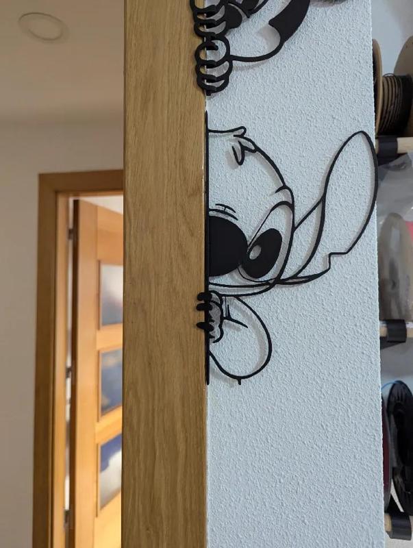 Stitch Wall art / Door art (Vertical)   