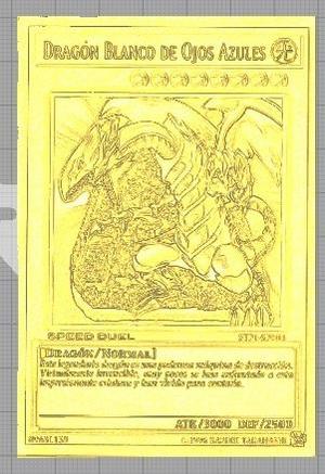 Litografia Yugioh blue eyes