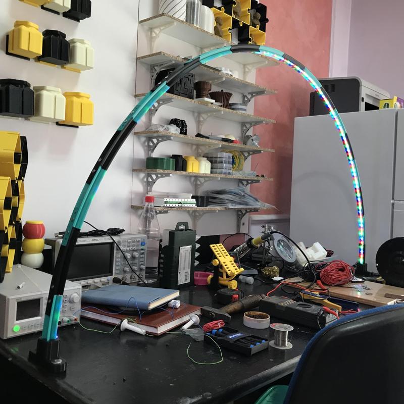 LED bridge lamp ( Diameter = 140 cm )