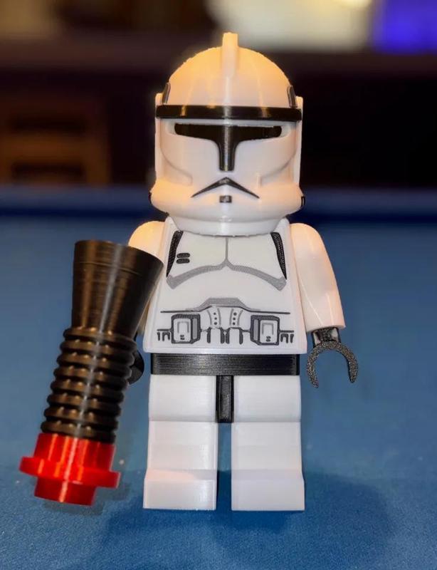 Star Wars Clone Trooper (Phase 1) Brick MegaFigure (5:1 Scale)   