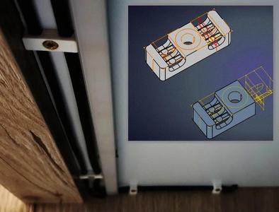 Cable Clip  |  Special Gripper |  for 11A LVDC Flat LED Cable   