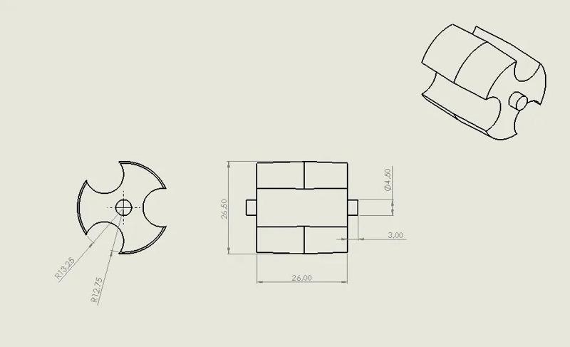 Scotch tape dispenser wheel   