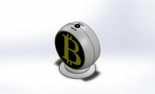 Bitcoin, Bank, Lamp