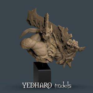 Orc Warlord Bust