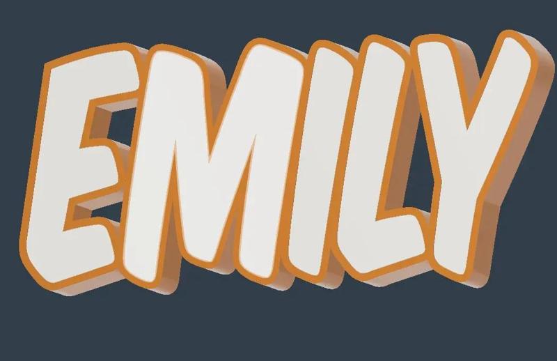 LED-Namenslampe „Emily“   