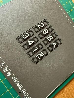 Basic Rack Label for 10" 19" Racks   