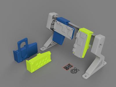 Raspberry Pi Zero DIN RAIL Mount Bracket