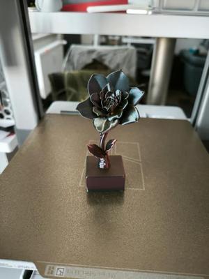 Stone Flower Decor #3   