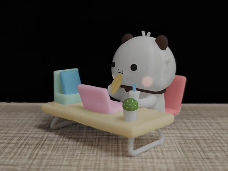 Couple Bear Series Workstation Breakfast One and Two