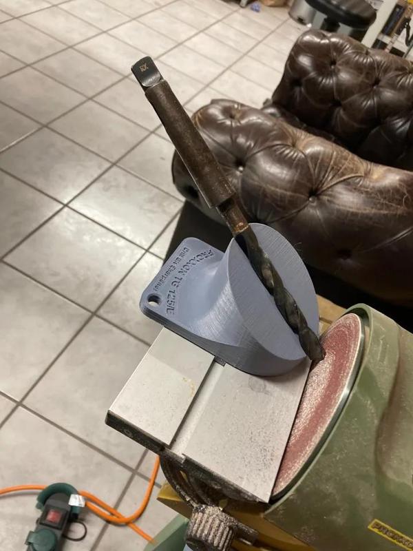 Bohrer-Schleifvorrichtung / drill bit sharpening jig für Proxxon TG 125/E Tellerschleifer   