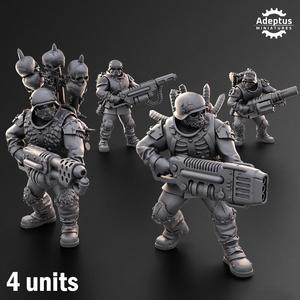 Special weapons. Varrox regiment. Renegades and Heretics