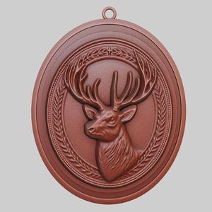 Deer Animal Pendant Deer Animal Necklace for CNC Router Laser & 3D Printer