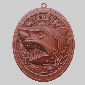 Shark Animal Pendant Shark Animal Necklace for CNC Router Laser & 3D Printer