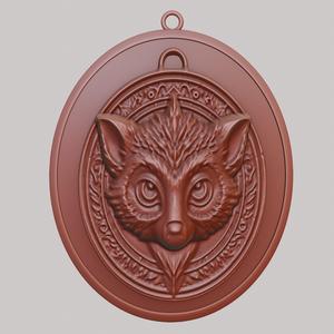 Lemur Animal Necklace Lemur Animal Pendant for CNC Router Laser & 3D Printer
