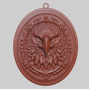 Eagle Animal Pendant Eagle Animal Necklace for CNC Router Laser & 3D Printer