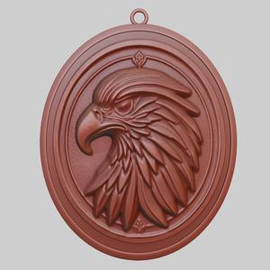 Hawk Animal Pendant Hawk Animal Necklace for CNC Router Laser & 3D Printer