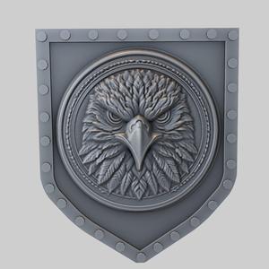 Hawk Animal Wall Hawk Animal Bust for CNC Router Laser & 3D Printer