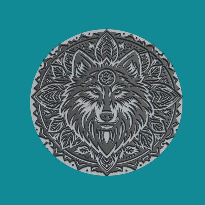 Wolf Print Model