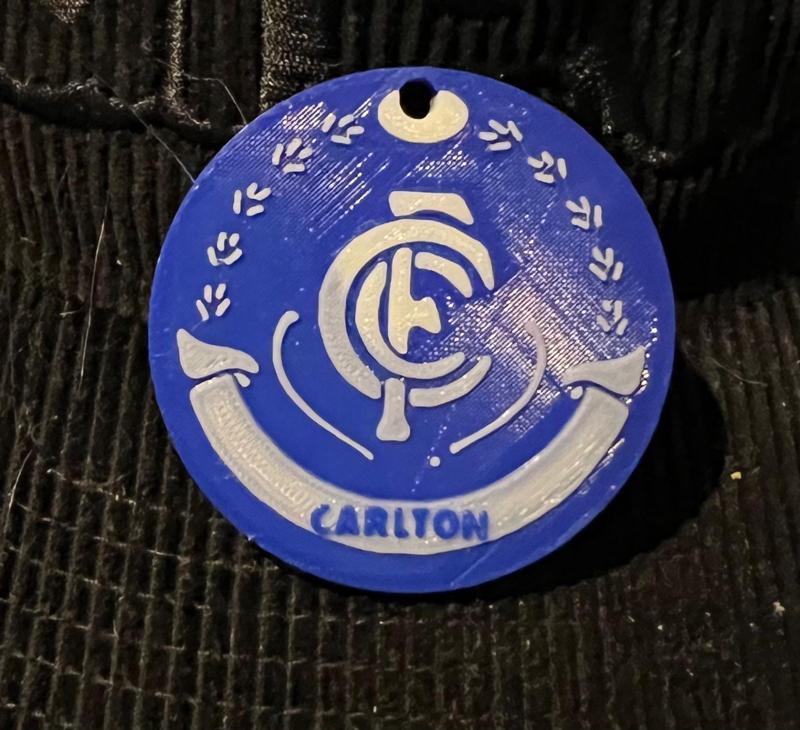 AFL CARLTON KEYCHAIN 