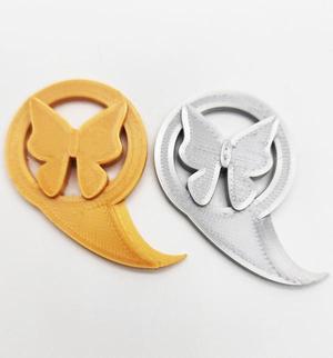 Bath Bomb Cling Wrap Opener Butterfly Shape