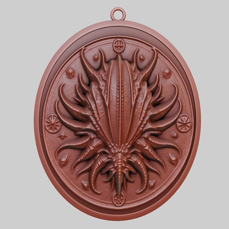 Sea cucumber Animal Pendant Sea cucumber Animal Necklace for CNC Router Laser & 3D Printer