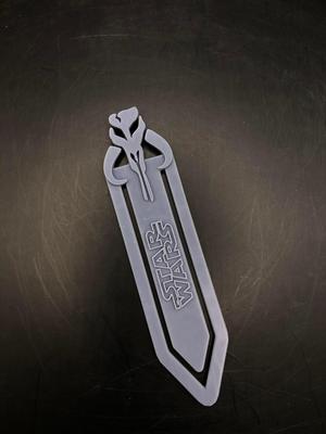 Mandalorian Mythosaur Skull bookmark