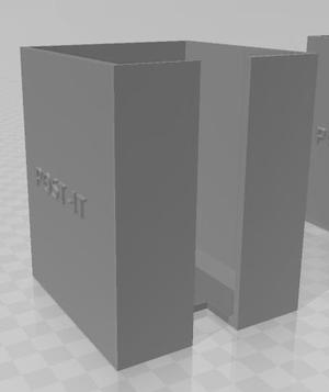 post-it holder for qube 500