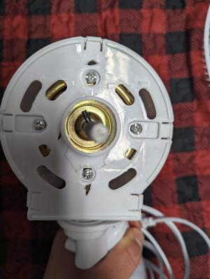 Royal Sovereing Oscillato Fan Assembly Desk Fan- Rear Grill Assembly Hold