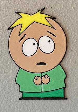 Multicolor Leopold Butters Stotch Magnet