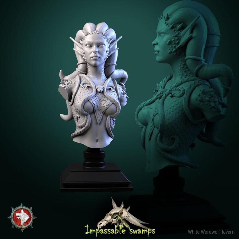 Klooh-Klooph Muddy-Eyed bust pre-supported