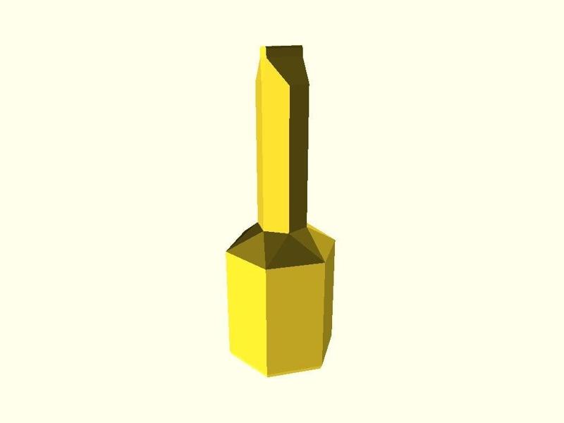 Parametric Tripod Screw Driver