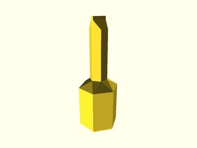 Parametric Tripod Screw Driver
