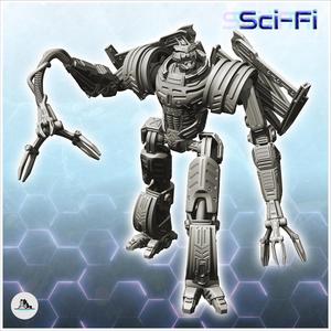 Khokmes combat robot (8) - Future Sci-Fi SF Post apocalyptic Tabletop Scifi Wargaming Planetary exploration RPG
