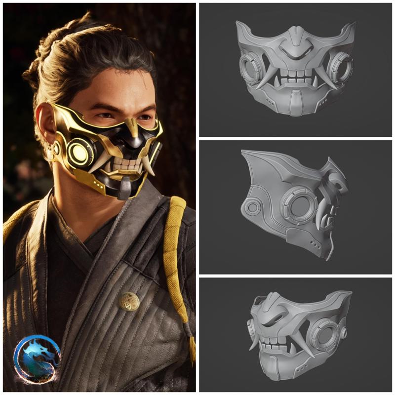 Scorpion mask from MK1 - Fire Breather
