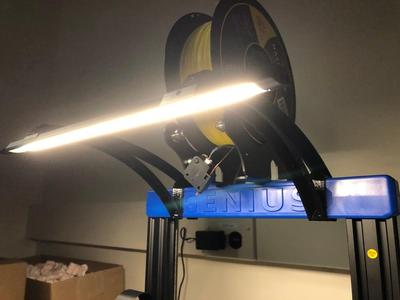 LED light bar arm for Artillery Genius