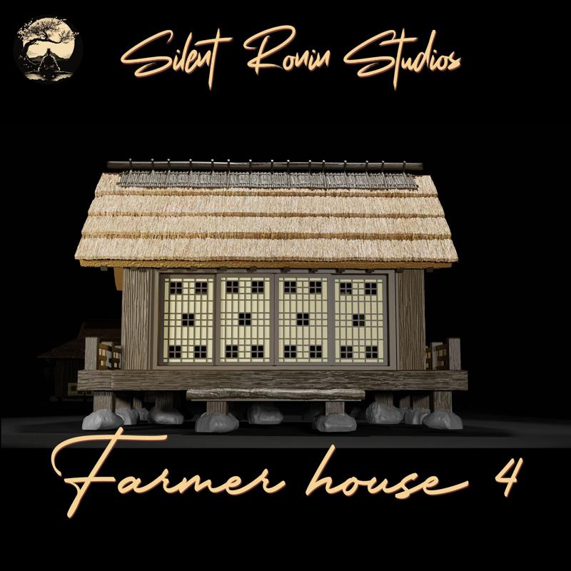 Japanese Farmer Village House #4 (assembly guide included)