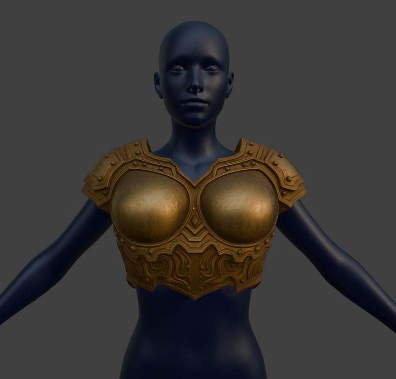 Lady Doom Breast Plate