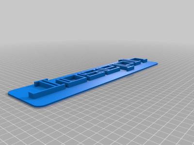 Joseph 3D Nameplate