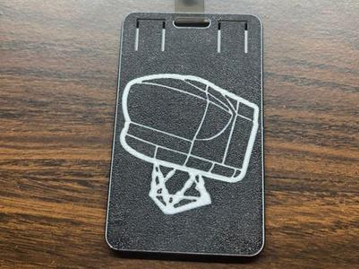 Badge Holder Flight Simulator