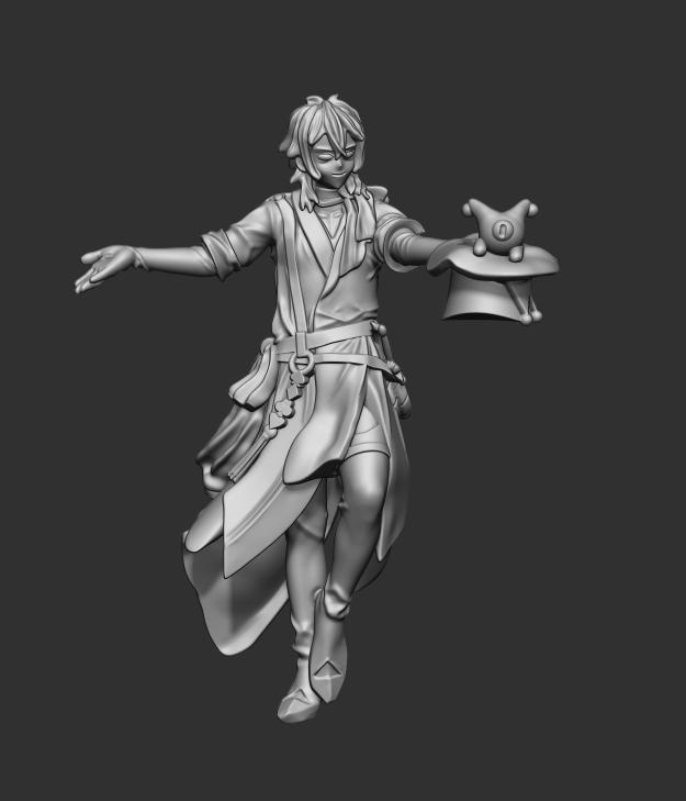 Holostars Gavis Bettel Fan Sculpt 32mm Scale
