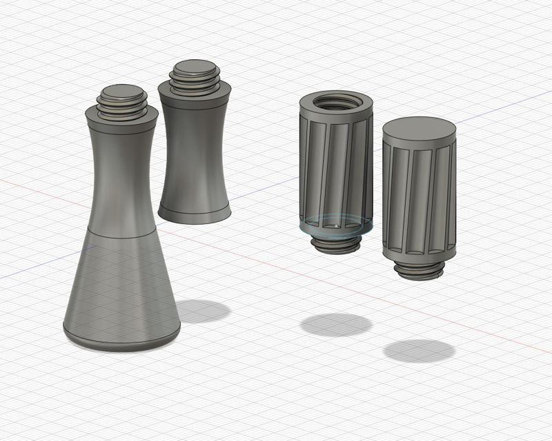 Pegs for thread wall