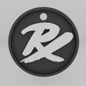 PRX logo keychain