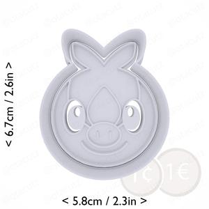 #0498 Tepig Cookie Cutter / Pokémon