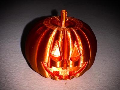 No support Jack o' Lantern pumpkin