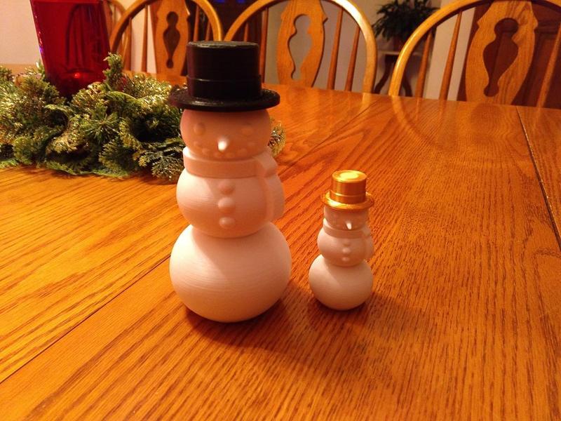 Snowman Maze Puzzle Box! hollowed inside