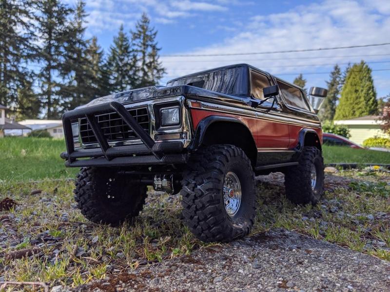 Traxxas TRX4 Front and Rear Bumper