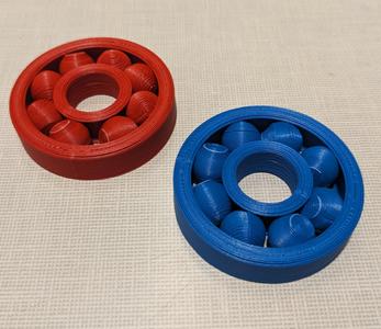 Easy Print Ball Bearing/Fidget Toy, No Supports