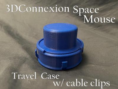 3Dconnexion SpaceMouse Travel Case with Cable Clips