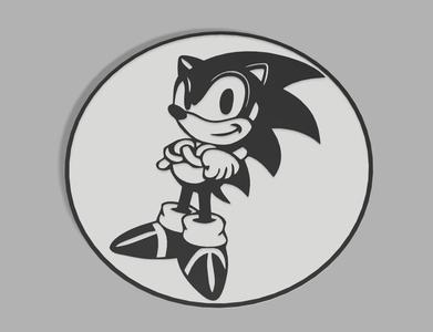 plate for sonic wall decor frame